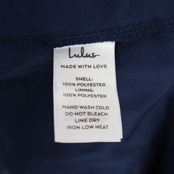 Lulus Elegant Admiration One Shoulder Maxi Dress Womens Medium Navy Blue Floral - Picture 3 of 9